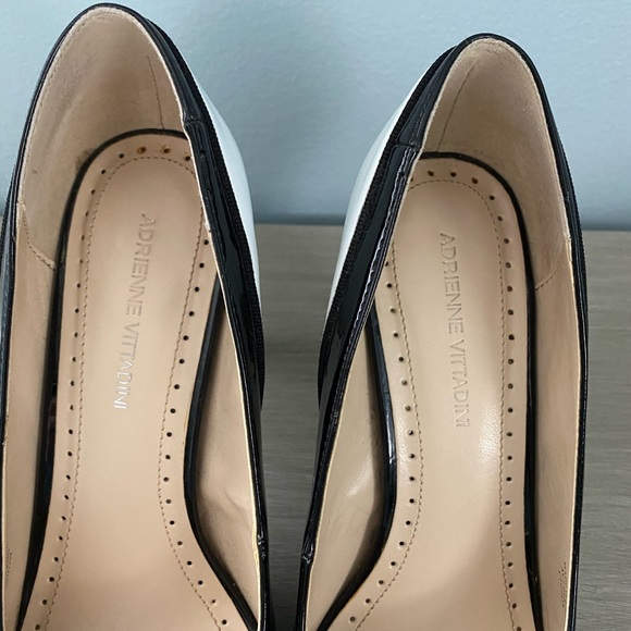 Adrienne Vittadini black and white heels - Picture 4 of 7
